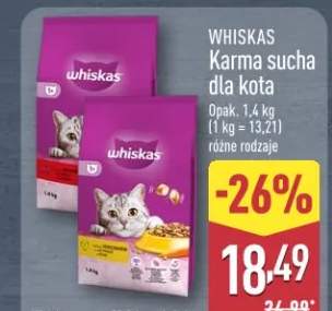 Karma sucha dla kota Whiskas