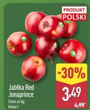 Jabłka Red Jonaprince polskie klasa I