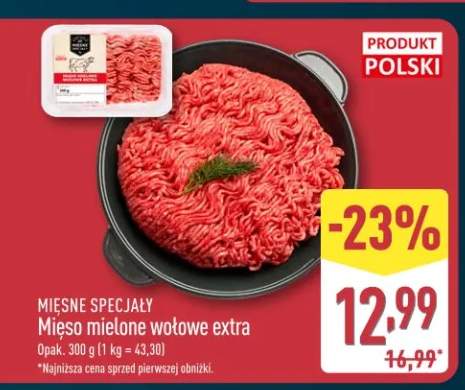 Mięso mielone wołowe extra Mięsne Specjały