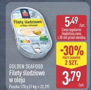 Filety śledziowe w oleju Golden Seafood