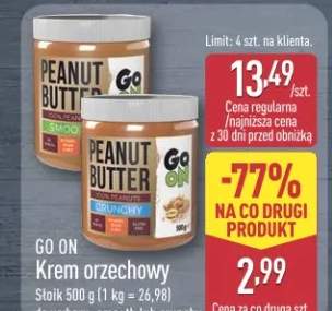 Krem orzechowy crunchy Go On