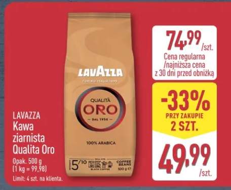 Kawa ziarnista Lavazza Qualita Oro
