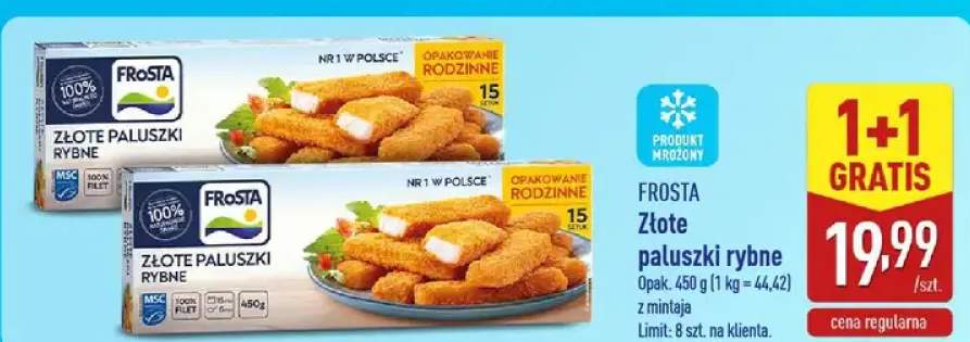 Złote paluszki rybne FroSta z mintaja
