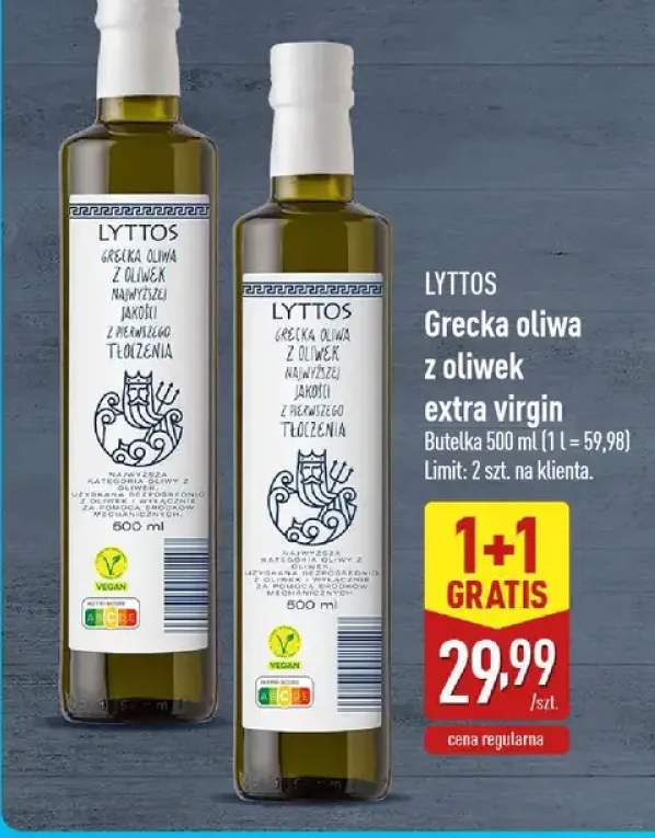 Grecka oliwa z oliwek extra virgin Lyttos