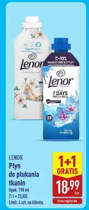 Płyn do płukania tkanin Lenor Sensitive Cotton Fresh