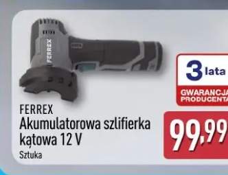 Akumulatorowa szlifierka kątowa Ferrex 12V