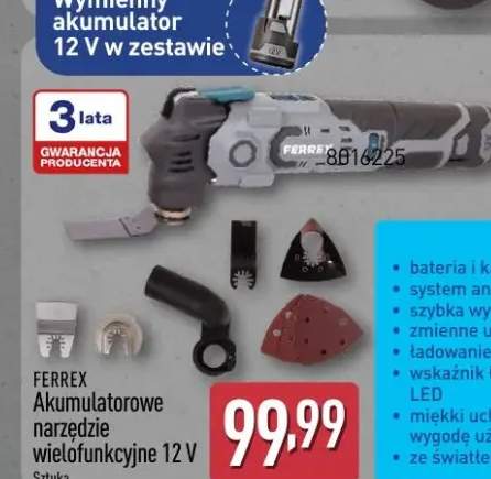 Akumulatorowe narzędzie wielofunkcyjne 12V Ferrex