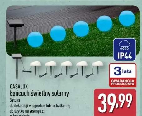 Łańcuch świetlny solarny Casalux