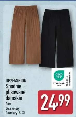 Spodnie plisowane damskie Up2Fashion