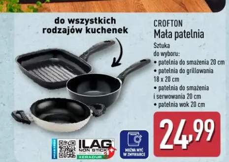 Mała patelnia do smażenia Crofton 20cm