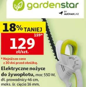 elektryczne nożyce do żywopłotu