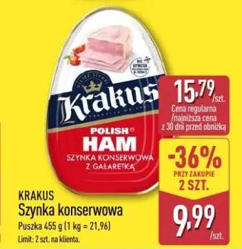 Szynka konserwowa z galaretką Krakus