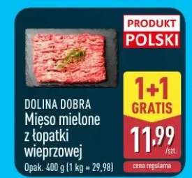 Mięso mielone z łopatki wieprzowej Dolina Dobra