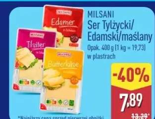 Ser Edamski Milsani w plastrach