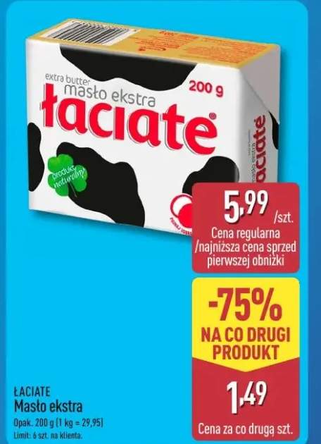 Masło ekstra Łaciate