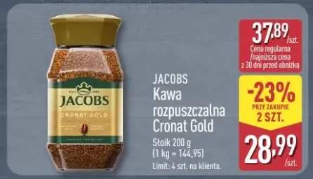 Kawa rozpuszczalna Jacobs Cronat Gold