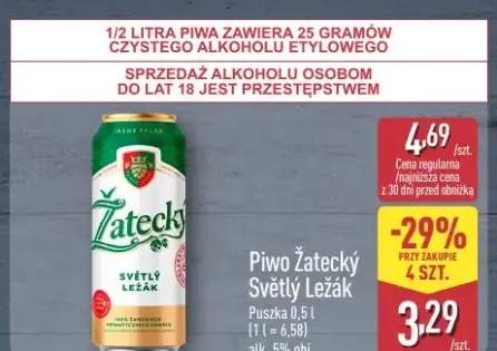 Piwo Žatecký Světlý Ležák