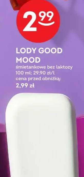 lody śmietankowe
