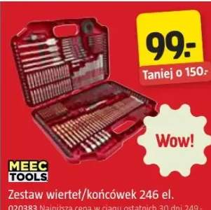zestaw wierteł