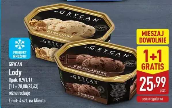 Lody czekoladowe Grycan