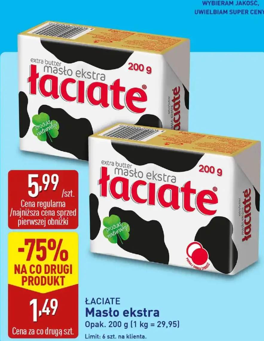 Masło ekstra Łaciate