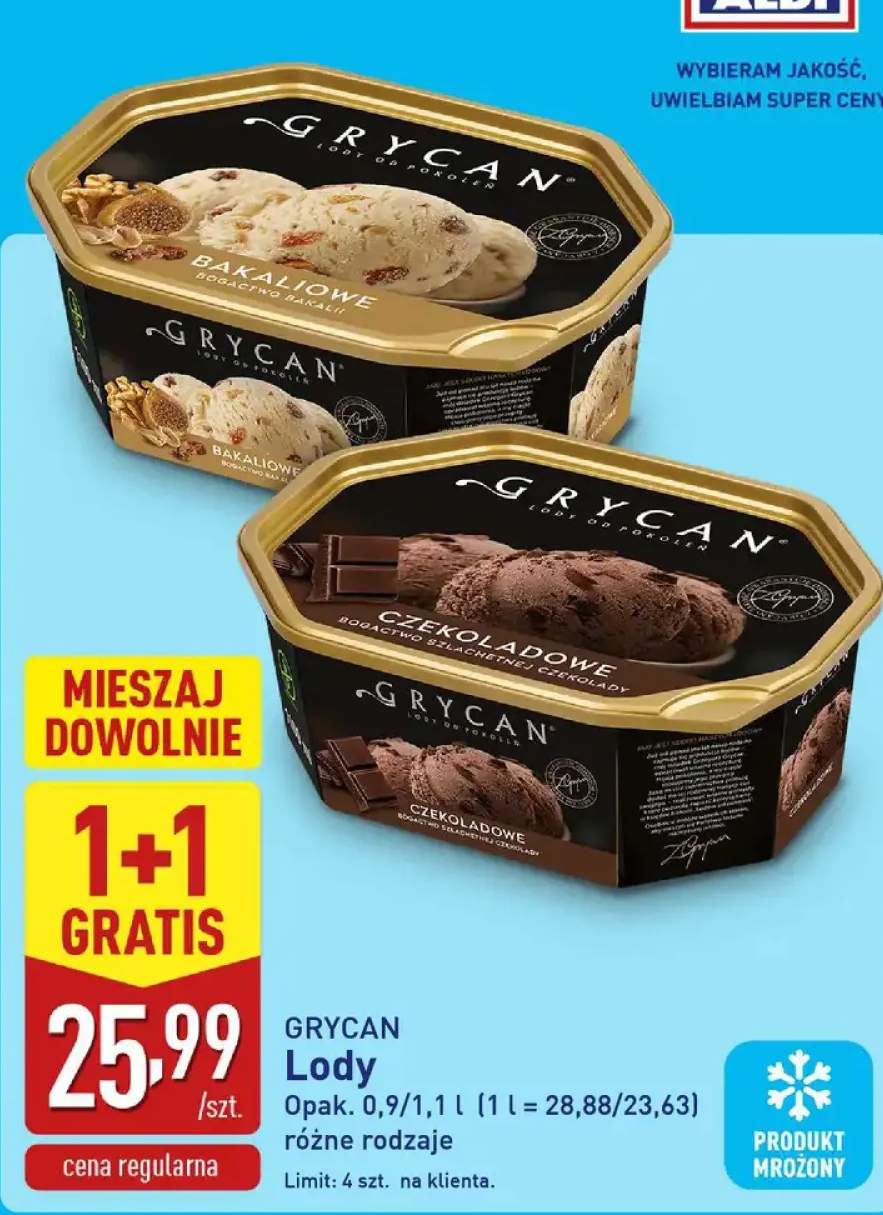 Lody Grycan czekoladowe