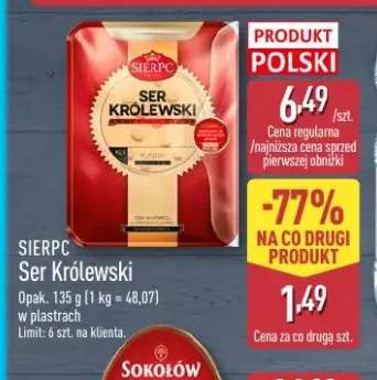 Ser Królewski w plastrach SIERPC