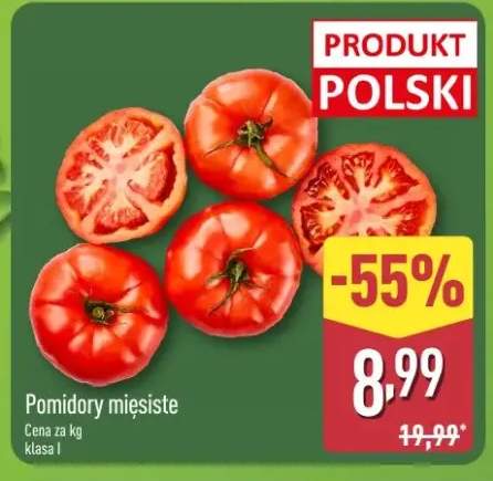 Pomidory mięsiste polskie klasa I