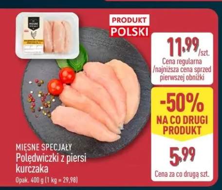 Polędwiczki z piersi kurczaka Mięsne Specjały