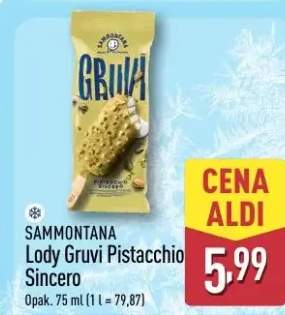 Lody Gruvi Pistacchio Sincero Sammontana