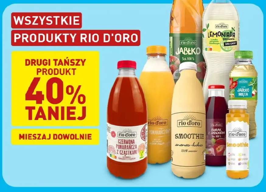 Napój Jabłko Mięta Rio D'oro