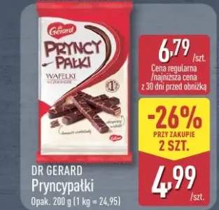 Wafelki w czekoladzie Pryncypałki Dr Gerard