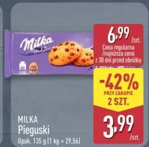 Ciastka Pieguski Milka