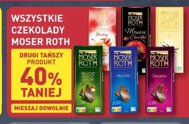 Czekolady Moser Roth