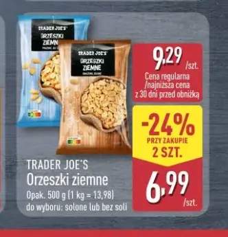 Orzeszki ziemne Trader Joe's