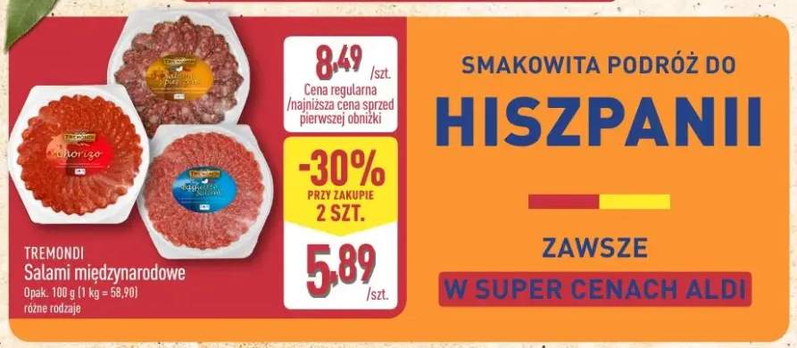 Salami międzynarodowe Baguette Salami Tremondi