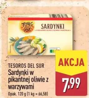 Sardynki w pikantnej oliwie z warzywami Tesoros del Sur