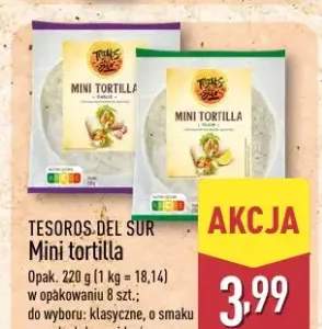 Mini tortilla o smaku czosnku TESOROS DEL SUR
