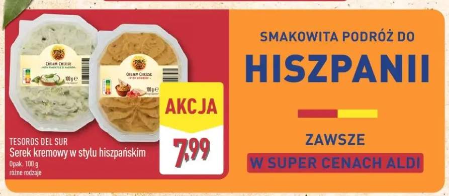 Serek kremowy w stylu hiszpańskim Tesoros del Sur