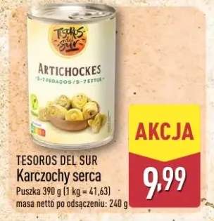 Karczochy serca Tesoros del Sur
