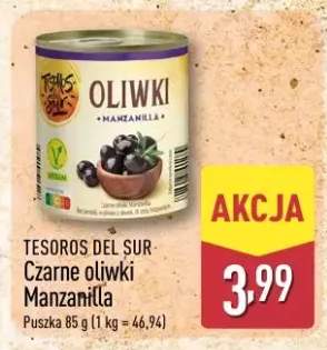 Czarne oliwki Manzanilla Tesoros del Sur
