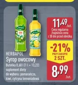 Syrop owocowy Herbapol pomarańcza