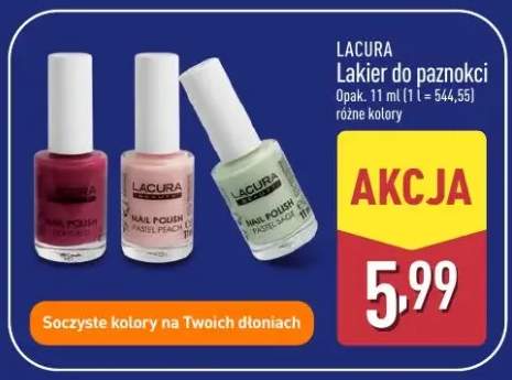 Lakier do paznokci Light Red Lacura