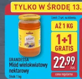 Miód wielokwiatowy nektarowy GRANDESSA