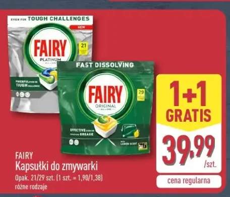 Kapsułki do zmywarki FAIRY