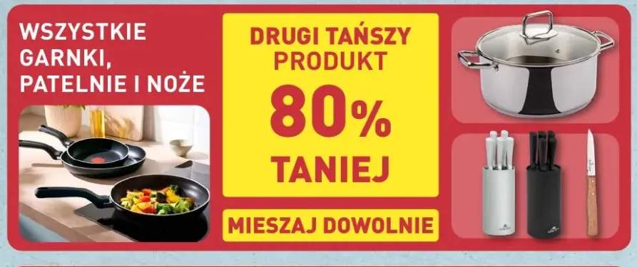 Garnki, patelnie i noże