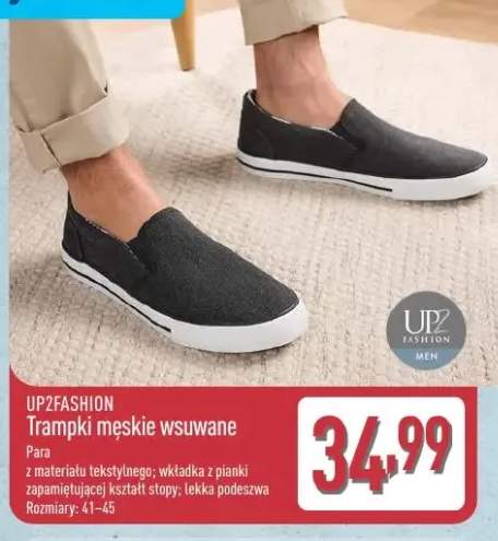 Trampki męskie wsuwane UP2FASHION