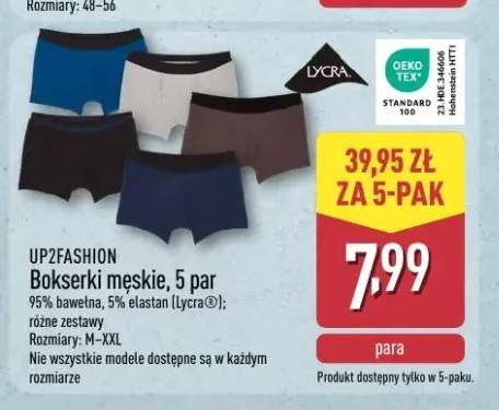 Bokserki męskie UP2FASHION 5-pak