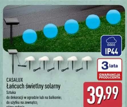 Łańcuch świetlny solarny CASALUX