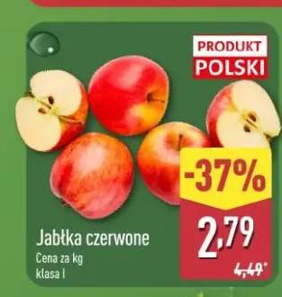 Jabłka czerwone polskie klasa I